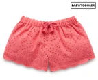 Purebaby Baby/Toddler Girls' Margarita Shorts - Pomegranate