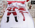 Pieridae Mr & Mrs Claus Double Bed Quilt Cover Set 
