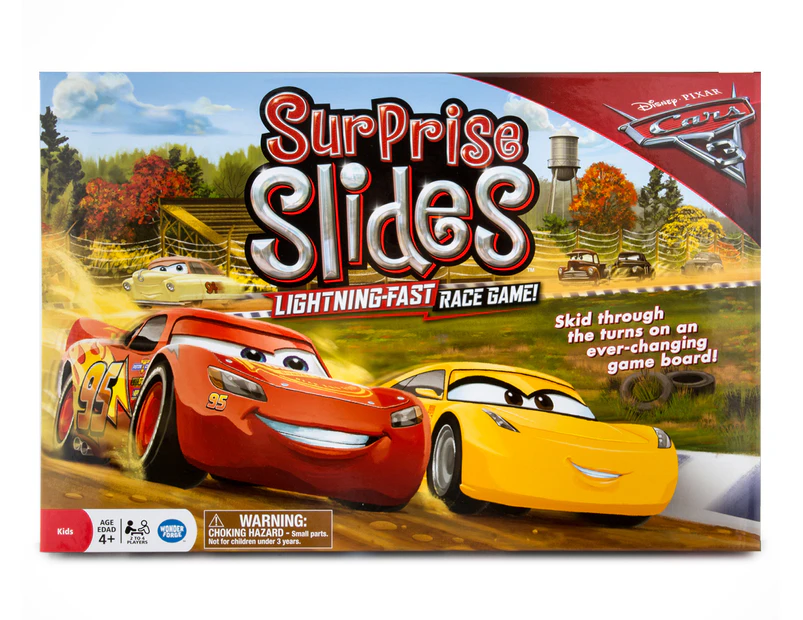 Disney Cars 3 Surprise Slides Board Game