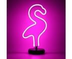 Flamingo Neon Table Light Led Lamps Signs Marquee Battery USB Operated 2