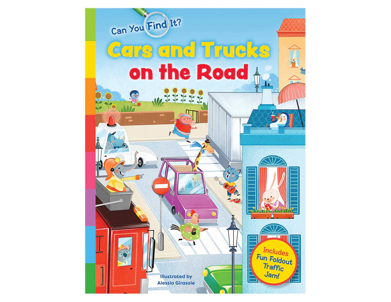 Can You Find It? Cars and Trucks on the Road Board Book by Alessia Girasole