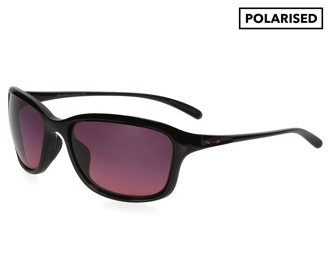 Oakley Women's Polarised She's Unstoppable Sunglasses - Polished Black/Rose  Gradient 