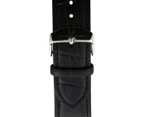 Alfred Sung Men's 43mm Riviera Leather Watch - Grey/Silver/Black