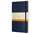 Moleskine Classic Large Ruled Softcover Notebook - Sapphire Blue