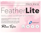 Renee Taylor FeatherLite Luxury Pillow Twin Pack