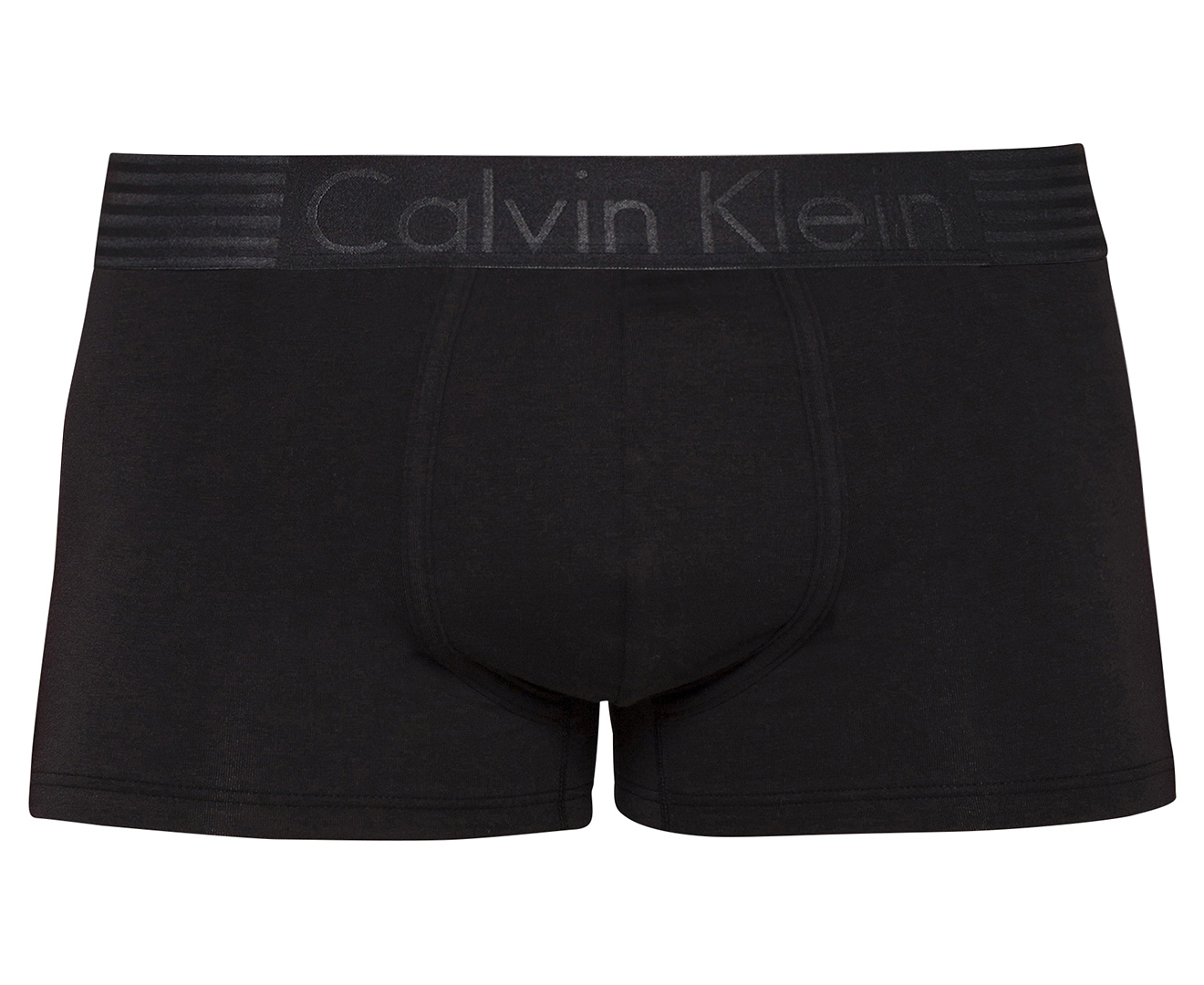 Calvin Klein Men's Iron Strength Cotton Trunk - Black | Catch.com.au