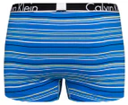 Calvin Klein Men's ID Size XL Cotton Trunk - Stripe Skyview 