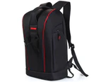 Caden K6 Nylon Camera Backpack Bag Case Gadget Bag with Tablet PC Pocket for Canon Nikon Sony DSLR Camera Camcorder  - Black