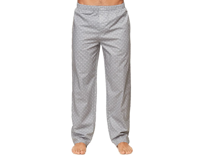 Calvin Klein Men's Logo Woven Sleep Pant - Wolf Grey
