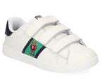 Polo Ralph Lauren Kids' Quilton Bear EZ Shoe - White/Green/Navy 