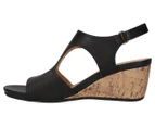 Naturalizer Women's Cinda Wedge Sandal - Black