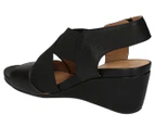 Naturalizer Women's Cleo Wedge Sandal - Black