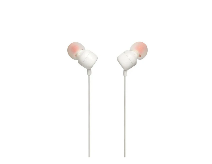JBL T110 in Ear Headphones White