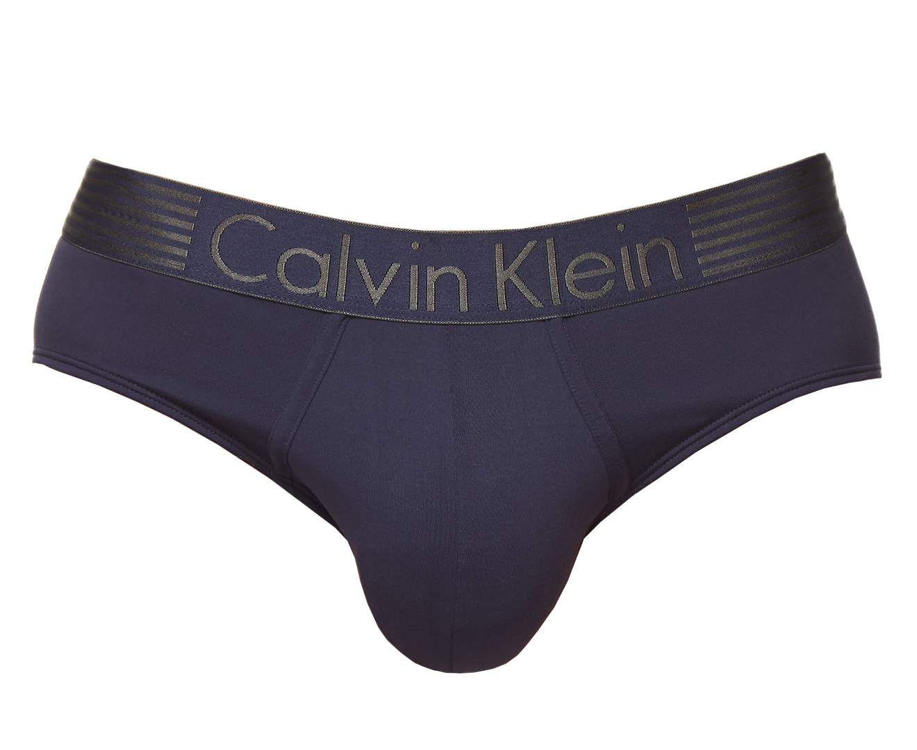 Calvin Klein Men's Iron Strength Microfibre Hip Brief - Blue | Catch.co.nz