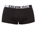 Calvin Klein ID Men's Graphic Microfibre Low Rise Trunk - Black