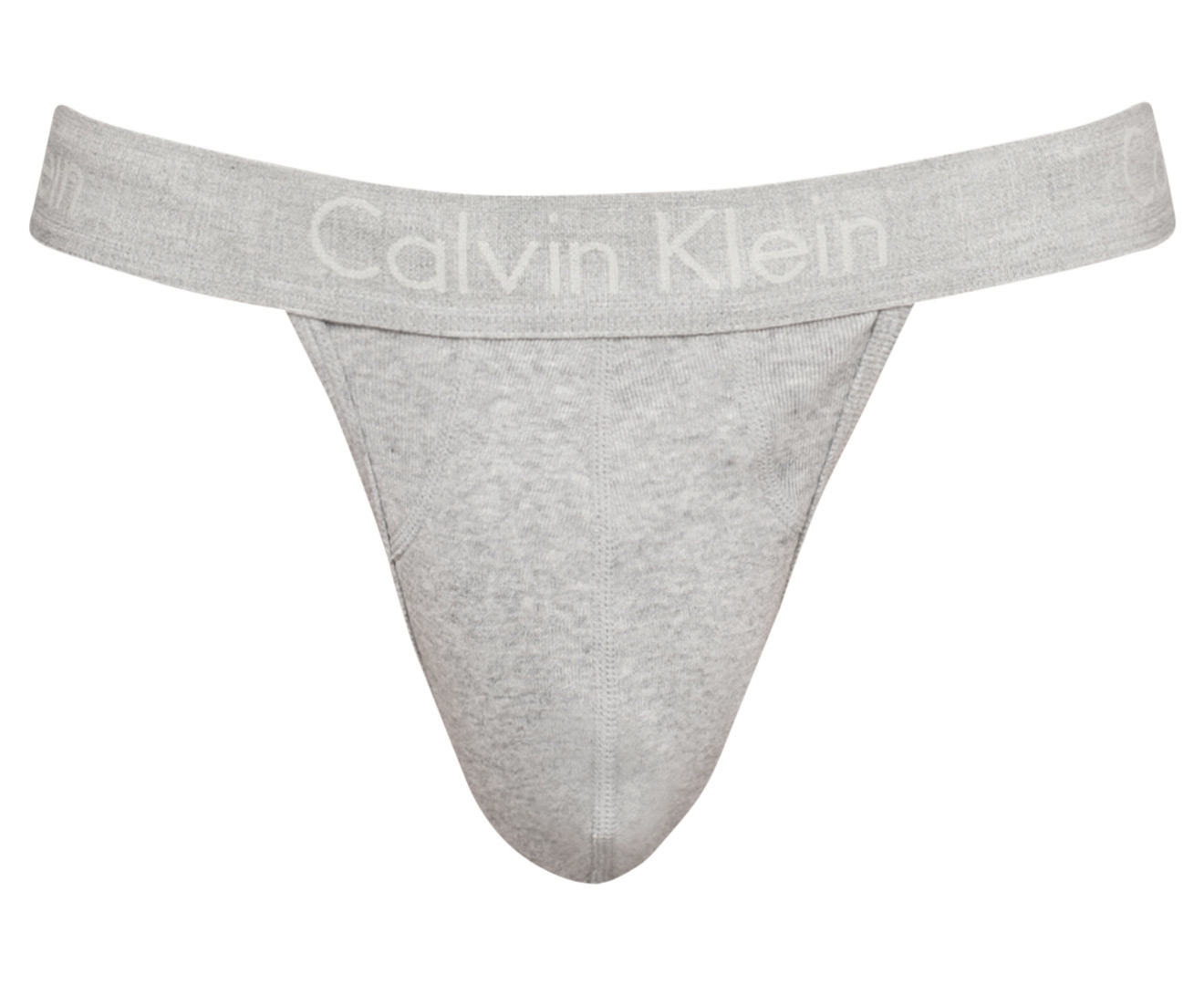 Calvin Klein Men's Size XL Body Thong 2-Pack - Heather Grey 
