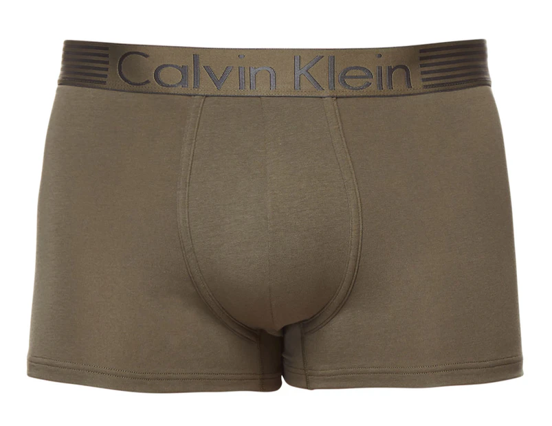 Calvin Klein Men's Iron Strength Cotton Trunk- Hunter Grey 