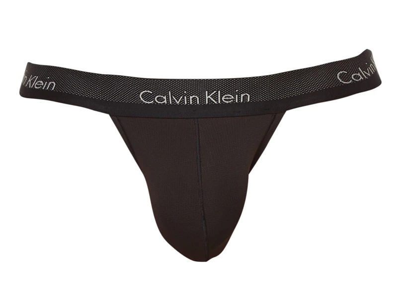 Calvin Klein Men's Light Microfibre Jock Strap - Black