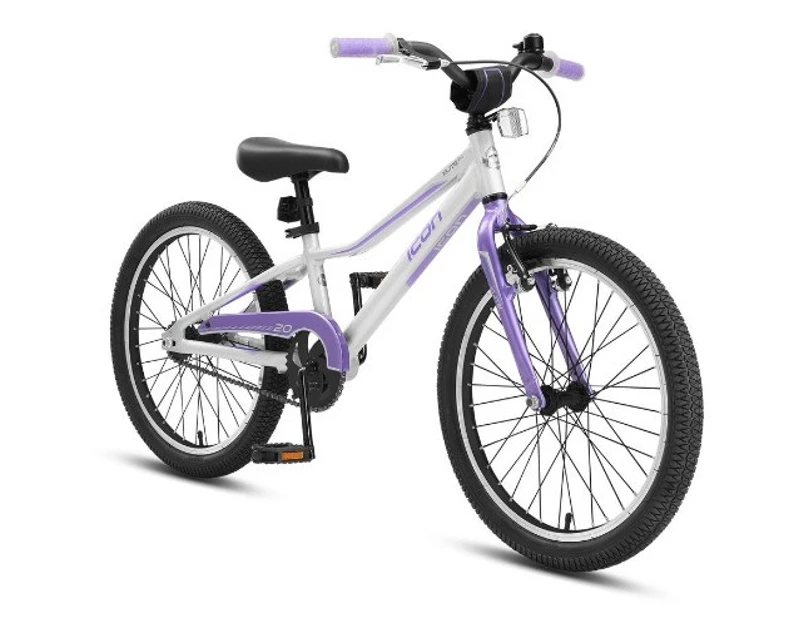 XDS XLITE Girls Coaster 20" Bike - Silver Lavender