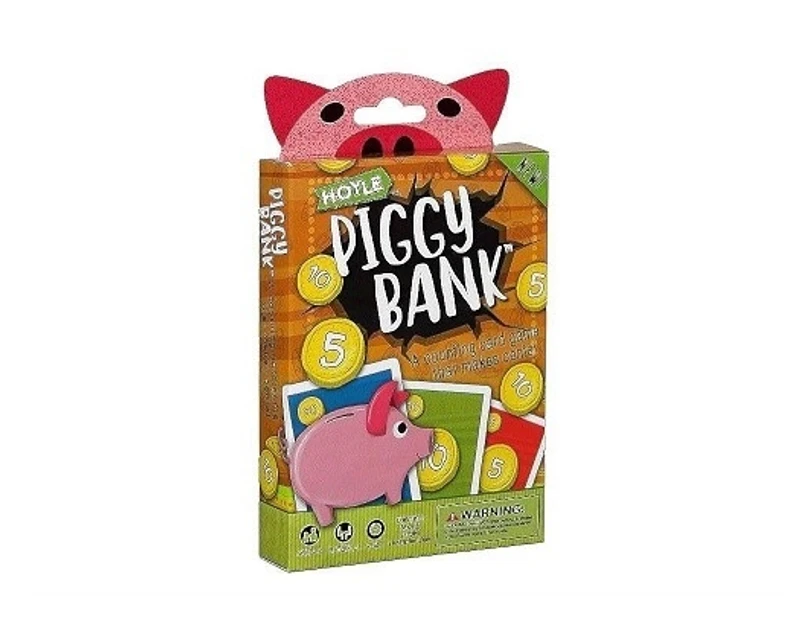 Hoyle Piggy Bank Card Game