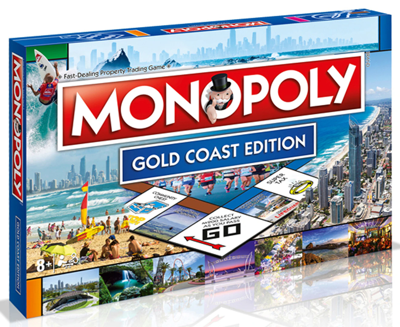 Monopoly Kids/Family Australian Gold Coast Edition Property Trade Board Game 8y+