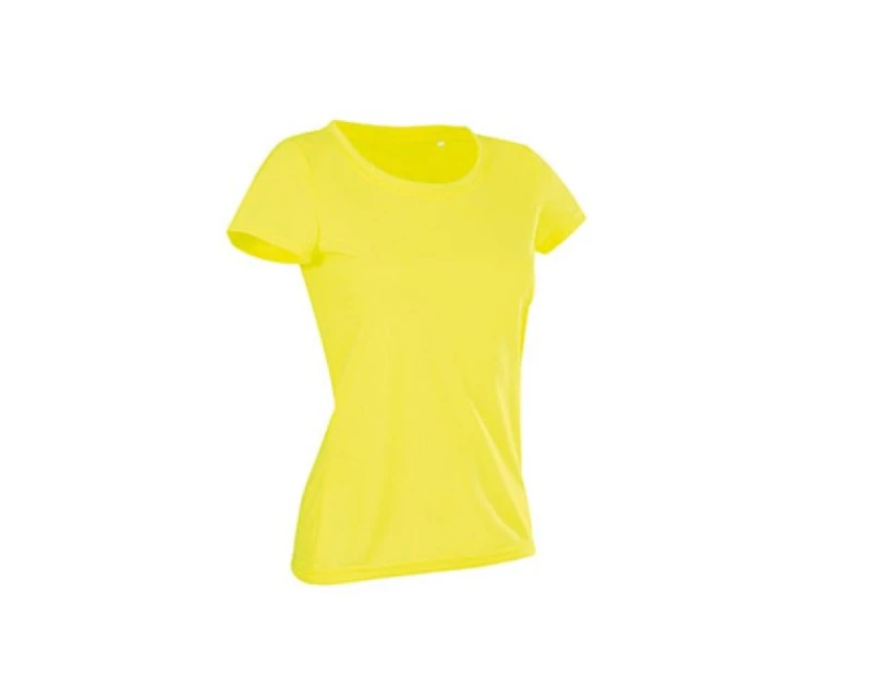 Stedman Womens Active Cotton Touch Tee (Cyber Yellow) - AB351
