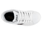 Polo Ralph Lauren Kids' Quilton Bear Shoe - White/Navy/Silver