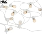Maine & Crawford 20m 2W Outdoor Marquee Filament LED String Lights - White/Clear 1