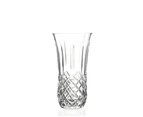 2x RCR Crystal Vase Opera Vaso 250mm Premium Italian Crystal Urn Jar Flower Glass