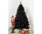 12ft Christmas Xmas Tree Black Bavarian Premium Pine Hinged 7154 Tips
