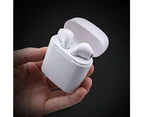 i7s Wireless Earbuds Mini Bluetooth In-ear Earphones Dual Stereo Sweatproof Built-in Mic with Charging Box  - White