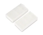 2PCS ILIFE Sweeping Cleaning Machine Filter for V5S Pro Vacuum Cleaner  - White
