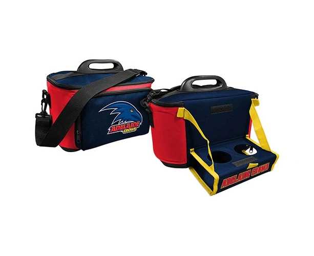 Adelaide Crows AFL Lunch Cooler Bag With Drink Tray Table