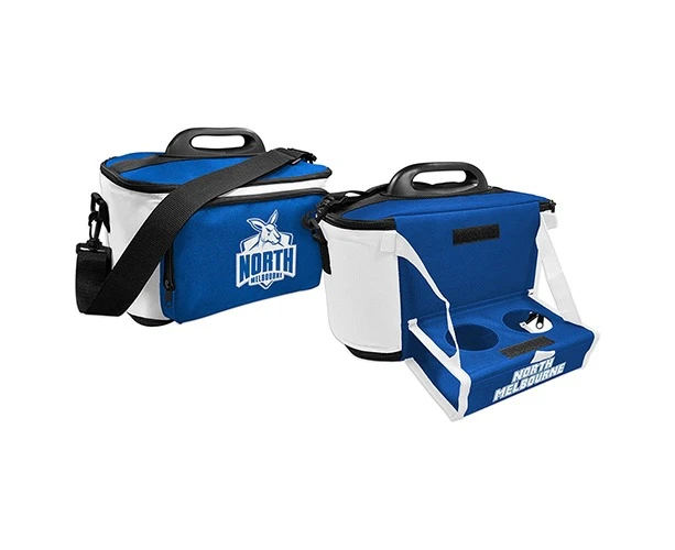 North Melbourne Kangaroos AFL Lunch Cooler Bag With Drink Tray Table