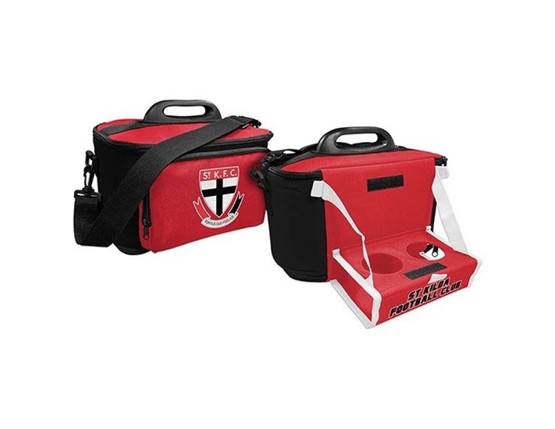 St Kilda Saints AFL Lunch Cooler Bag With Drink Tray Table