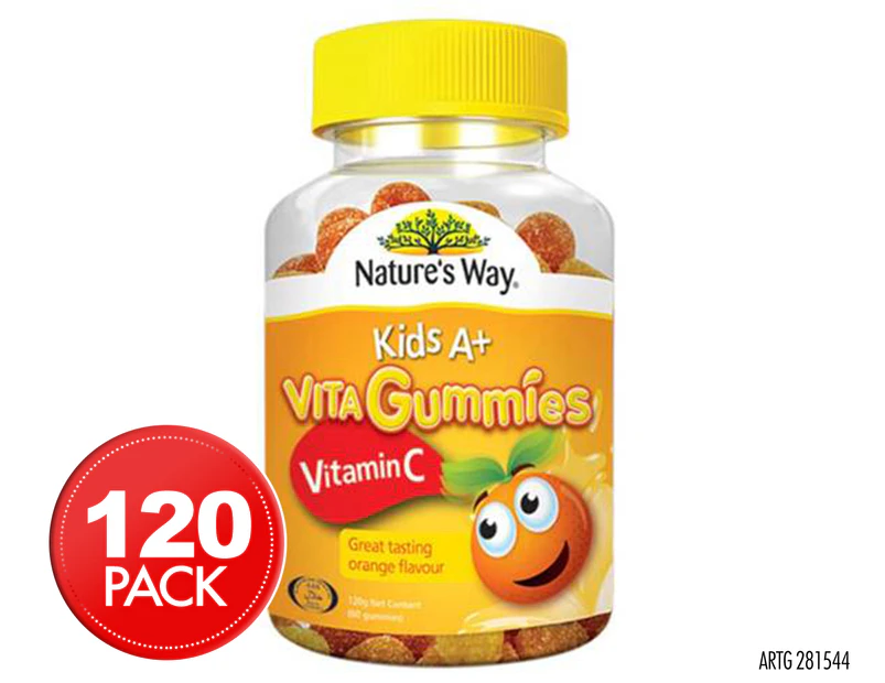 Nature's Way Kids A+ Vita Gummies Vitamin C 120 Gummies