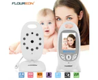 FLOUREON Digital Wireless Baby Monitor Infant IR LCD Video Nanny Security Camera Temperature Display 2 Way Talk Night Vision Lullabies Radio