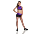 Tilly Crop Top - Child - Party Purple