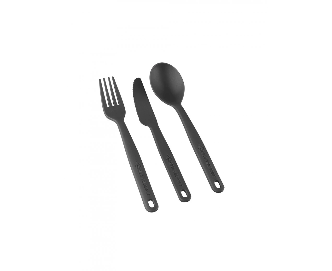 Sea to Summit Camping Cutlery Set Charcoal 3pc