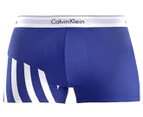 Calvin Klein Men's Size XL Modern Cotton Stretch Trunk - Blue