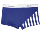 Calvin Klein Men's Size XL Modern Cotton Stretch Trunk - Blue