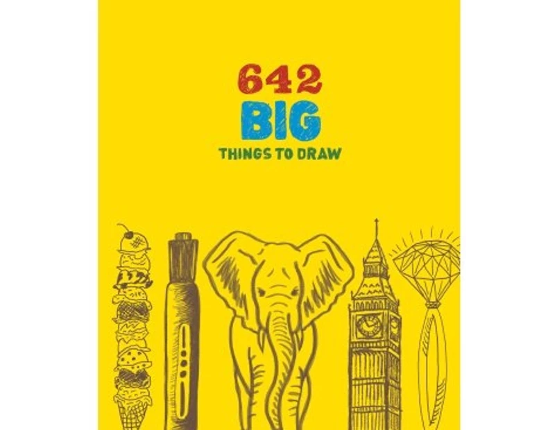 642 Big Things to Draw - Notebook / blank book