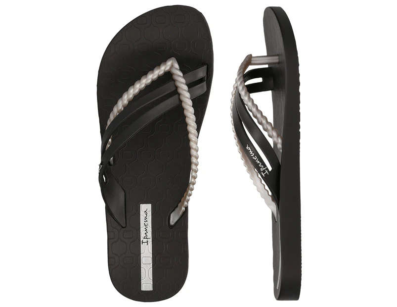 Ipanema Women's Like Fem Thongs - Black/Silver