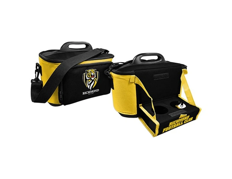 Richmond Tigers AFL Lunch Cooler Bag With Drink Tray Table