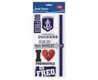 Fremantle Dockers Freo AFL Temporary TATTOO Sheet