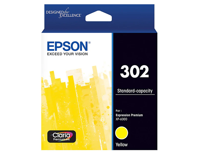 Epson 302 Claria Premium Yellow Ink Cartridge