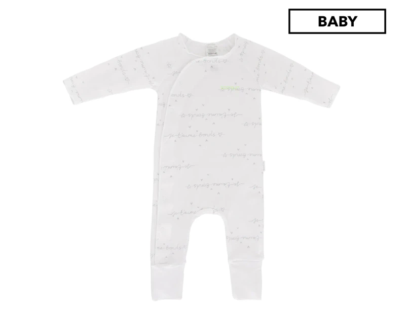 Bonds Baby Newbies Cozysuit - White