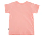 Bonds Baby/Toddler Aussie Cotton Tee / T-Shirt / Tshirt - Pink Melon