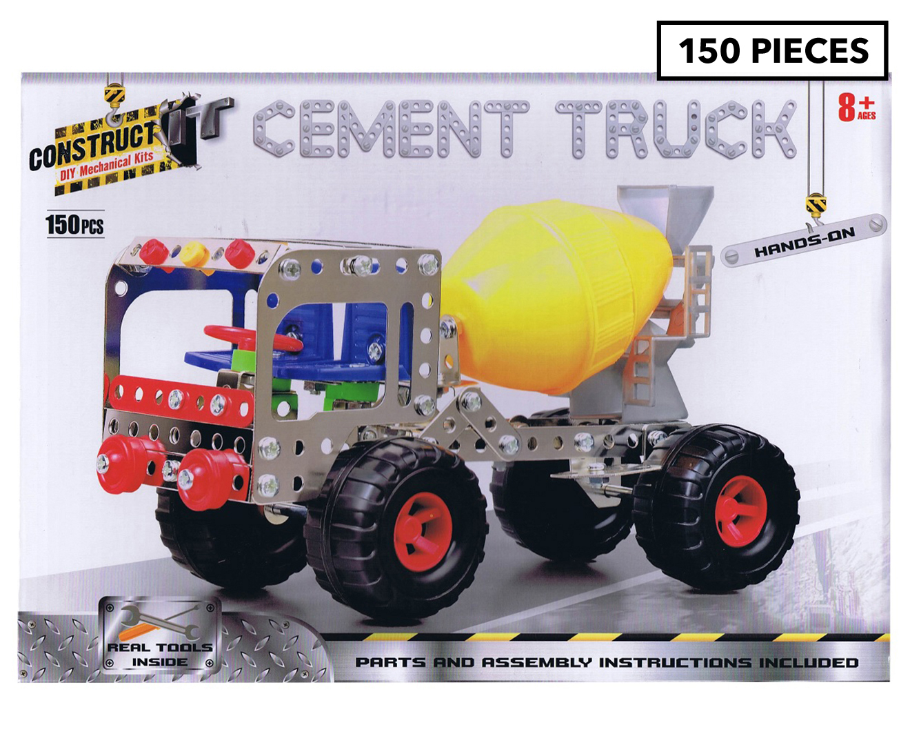 Construct-It 150-Piece Cement Truck Mechanical Building Kit | Catch.com.au
