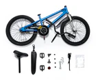 RoyalBaby 20'' BMX Freestyle Kids Bike, Boy's Bikes and Girl's Bikes, Water Bottle & Bell,20 inch Wheels, White